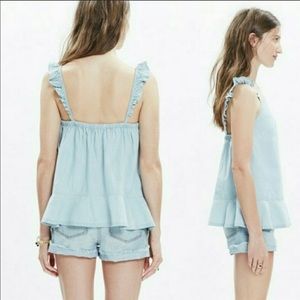 Madewell denim tank top